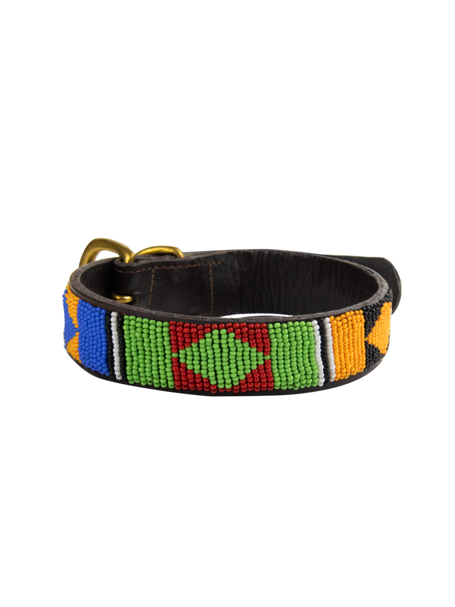 Maasai Dog Collar Medium