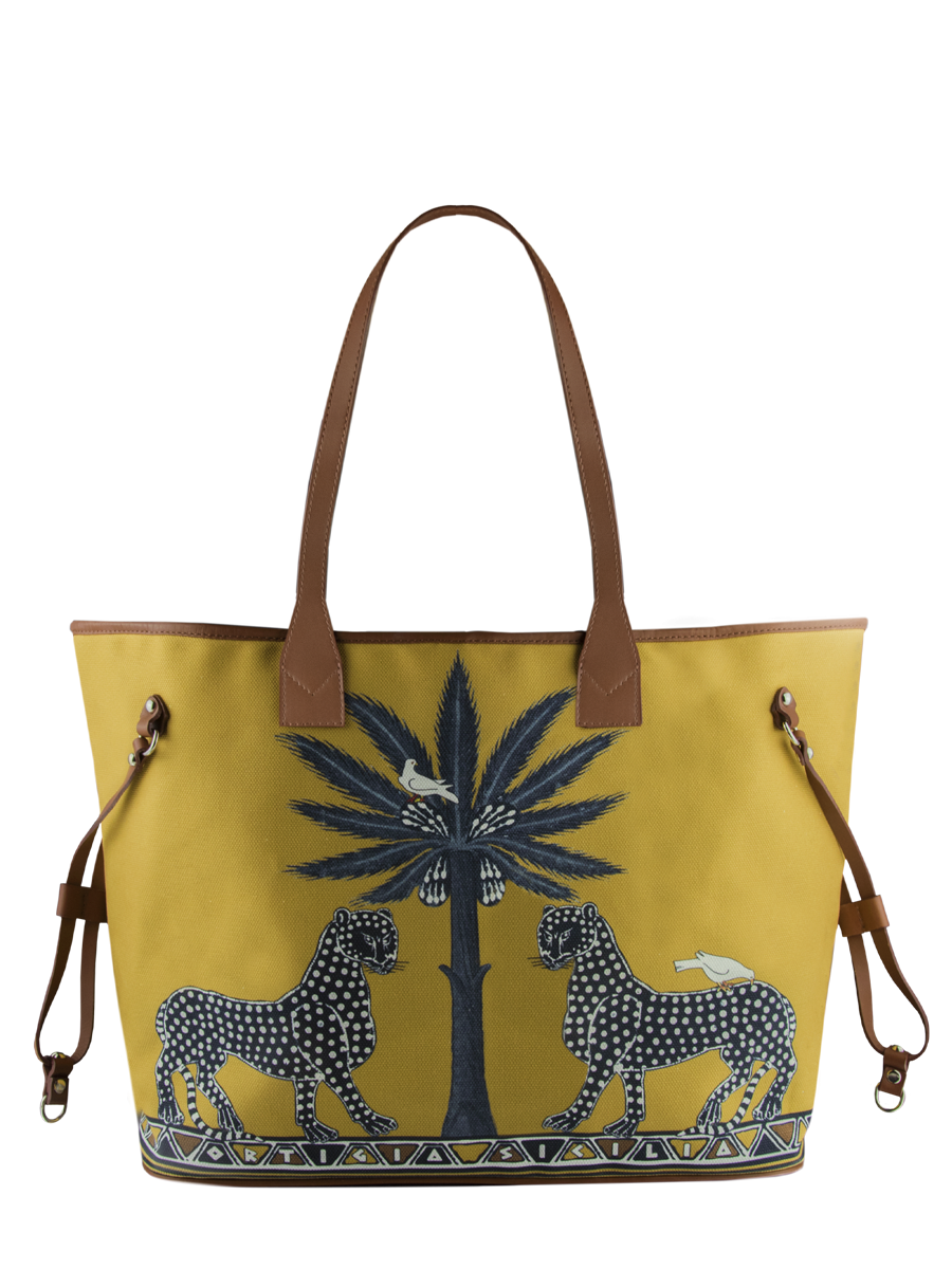 Canvas Tote Gattopardo Sahara