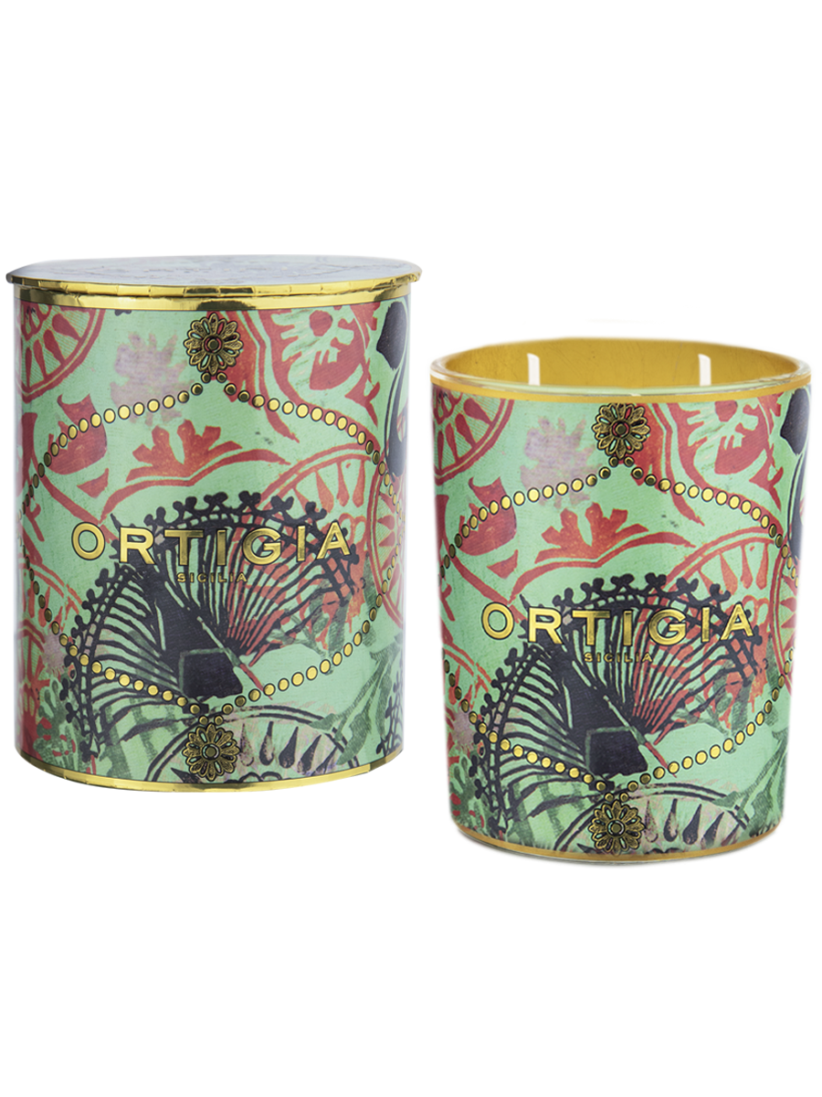 Fico d'India Decorated Candle Medium