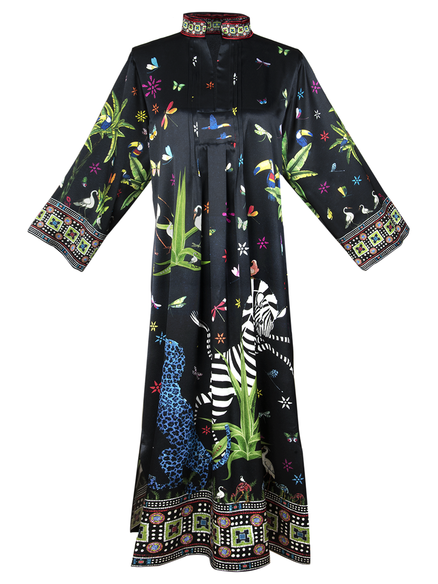 Silk Jungle Kaftan