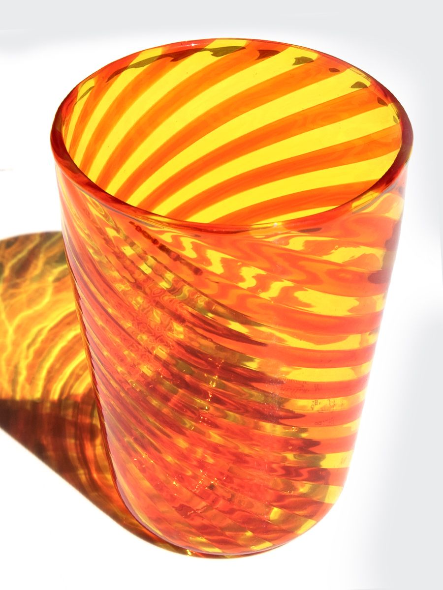 Murano Glass Orange & Yellow