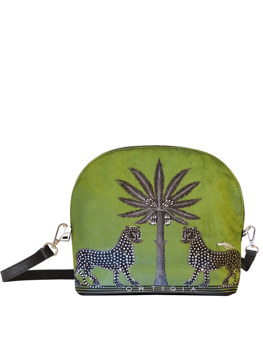 Velvet Shoulder Bag Green