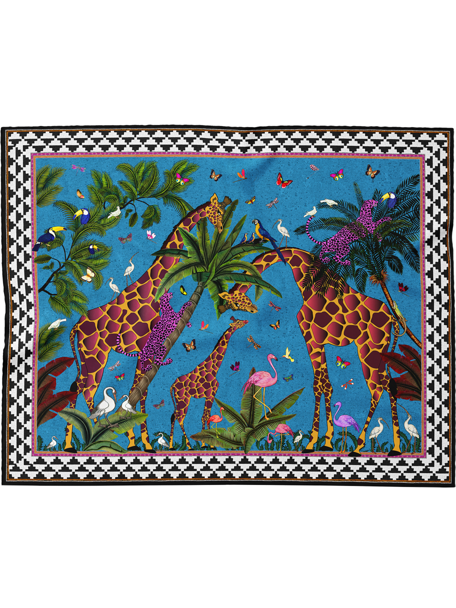 Pareo Giraffe Blue 150x120cm